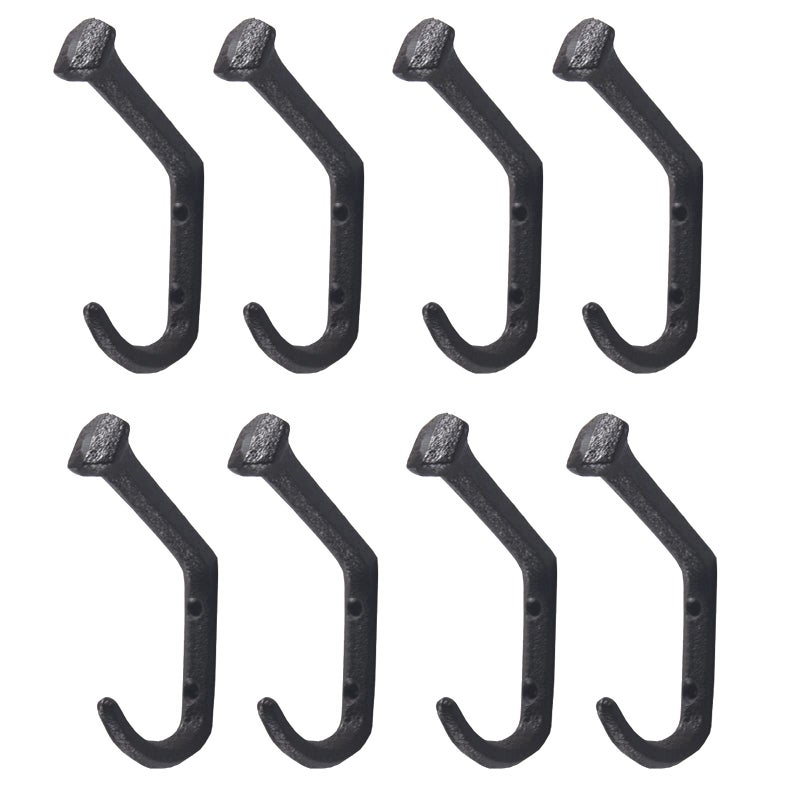 Tinsow Wall Mount Coat Hanger Hooks Rustic Farmhouse Cast Iron Towel Hanger (4) - Image 2